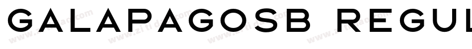 GalapagosB Regular字体转换